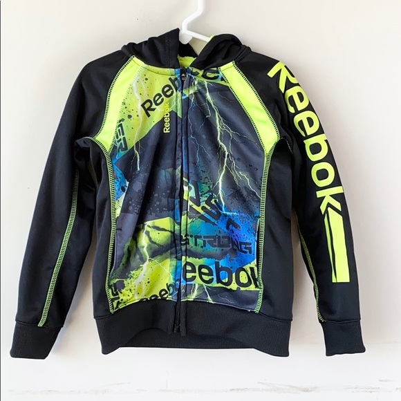 Reebok Other - Reebok Boy's Zip Front Track Hoodie Sweater Jacket